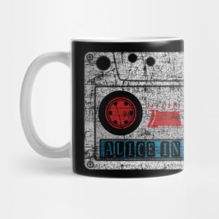 alive in chains cassette Mug